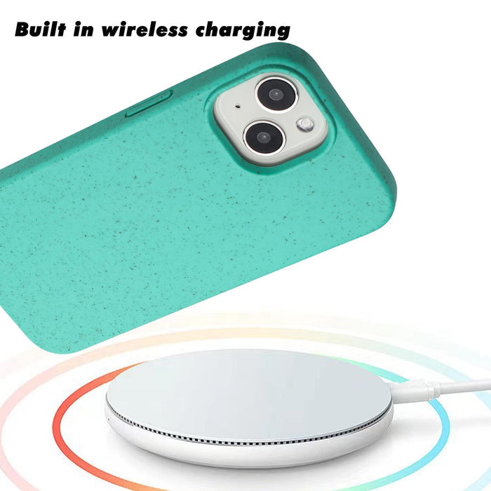 Wheat Magsafe Magnetic Straw Material Tpu Phone Case