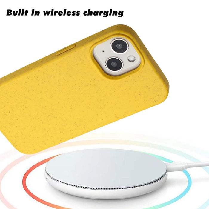 Wheat Magsafe Magnetic Straw Material Tpu Phone Case