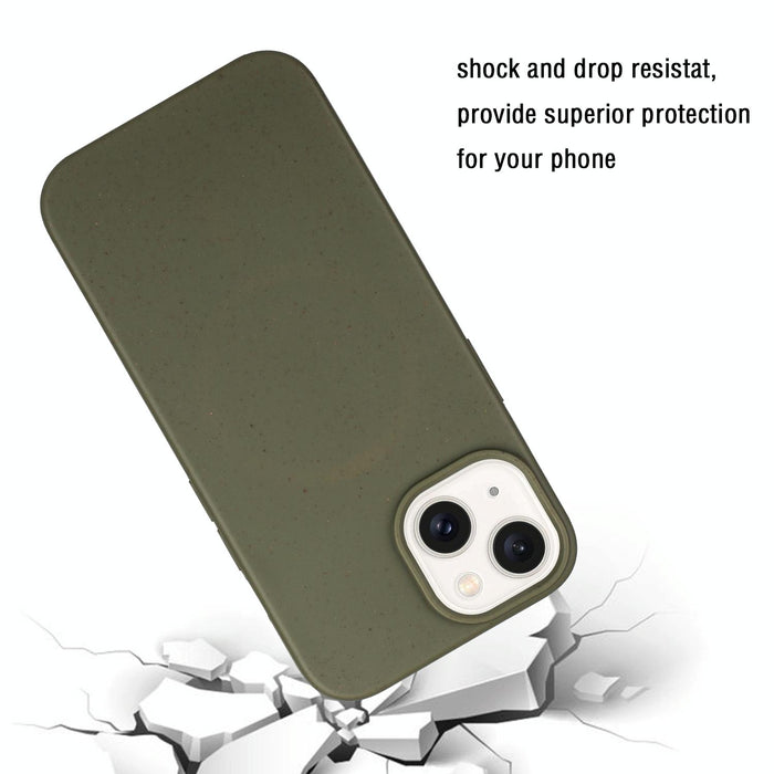 Wheat Magsafe Magnetic Straw Material Tpu Phone Case