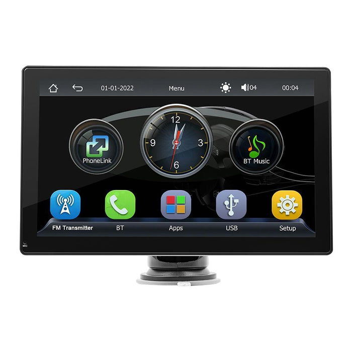 9 Inch Car Mp5 Player With Carplay / Android Auto - Black
