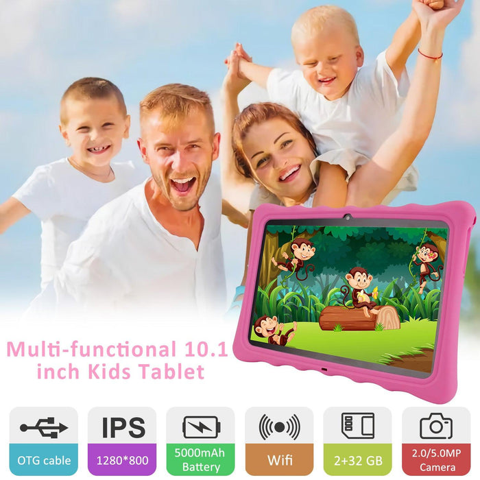 Kids 10.1 Inch 2gb + 32gb Android 10 Unisoc Sc7731e Quad