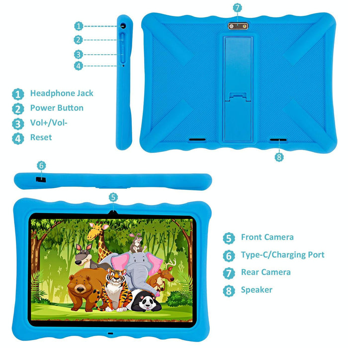 Kids 10.1 Inch 2gb + 32gb Android 10 Unisoc Sc7731e Quad