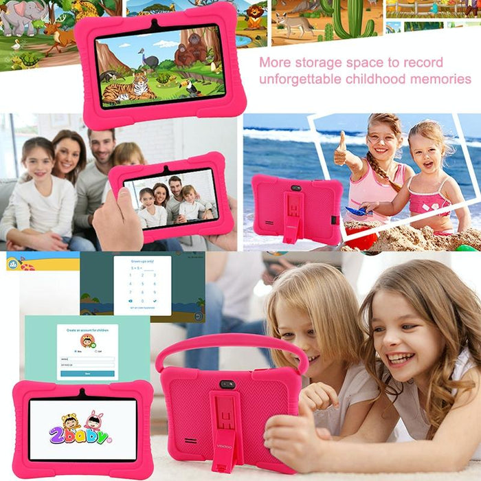 Kids 7 Inch 2gb + 32gb Android 10 Allwinner A100 Quad Core