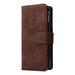 Frosted Leather Zip Wallets For Samsung Galaxy z Fold 4