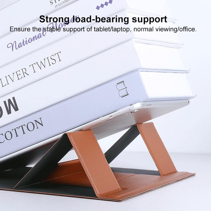 Magnetic Leather Tablet Laptop Folding Holder