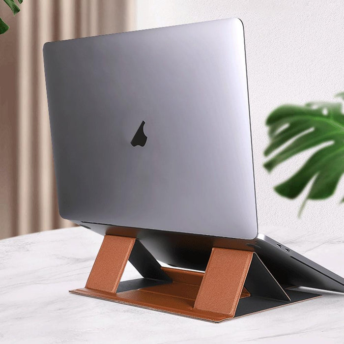 Magnetic Leather Tablet Laptop Folding Holder