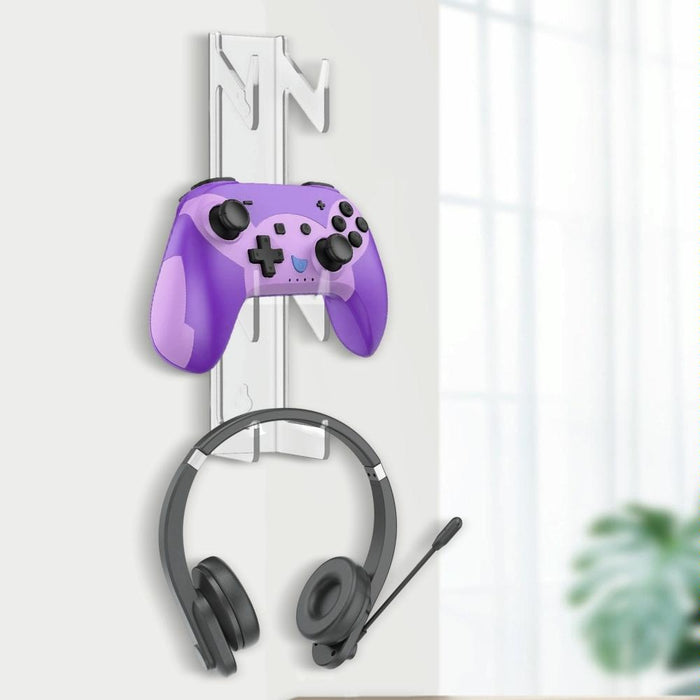 Yx072-1 Acrylic Game Controller And Headphone Wall Mount