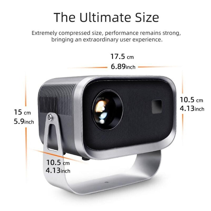 A003 150 Lumens 1280X720P 360 Degree Rotating Led Mini Same Screen Projector