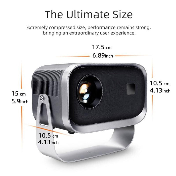 A003 150 Lumens 1280X720P 360 Degree Rotating Led Mini Android Projector