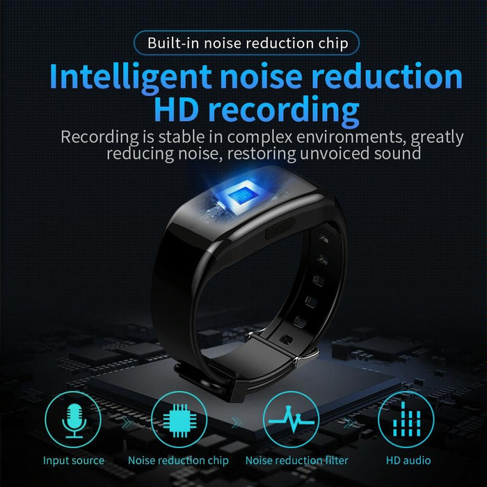 C5 Hd Noise Reduction Smart Recording Electronic Bracelet Capacity 128Gb