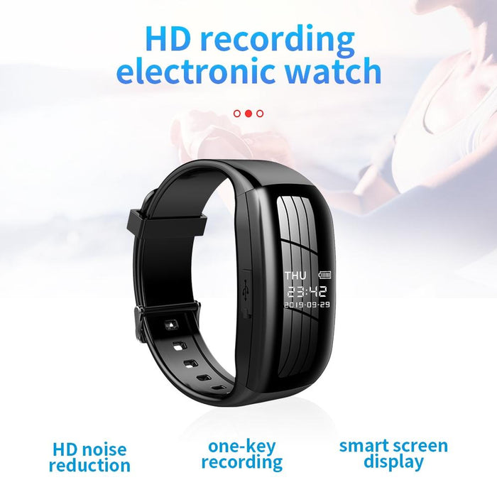C5 Hd Noise Reduction Smart Recording Electronic Bracelet Capacity 128Gb