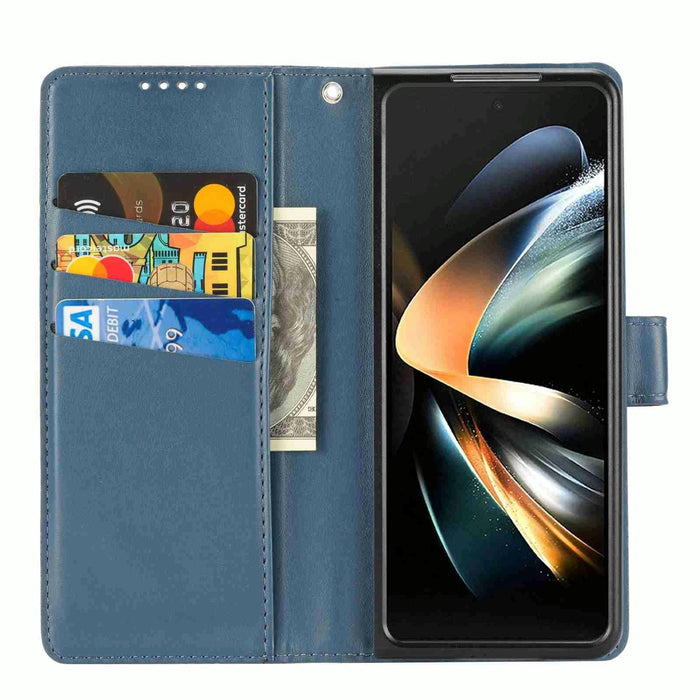 Samsung Galaxy z Fold 4 Embossed Pu Leather Phone Case
