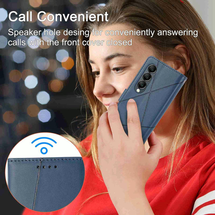 Samsung Galaxy z Fold 4 Embossed Pu Leather Phone Case