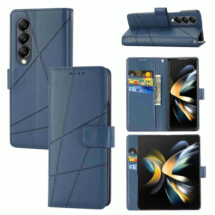 Samsung Galaxy z Fold 4 Embossed Pu Leather Phone Case