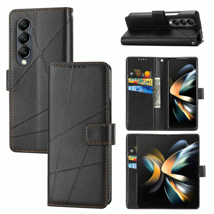 Samsung Galaxy z Fold 4 Embossed Pu Leather Phone Case