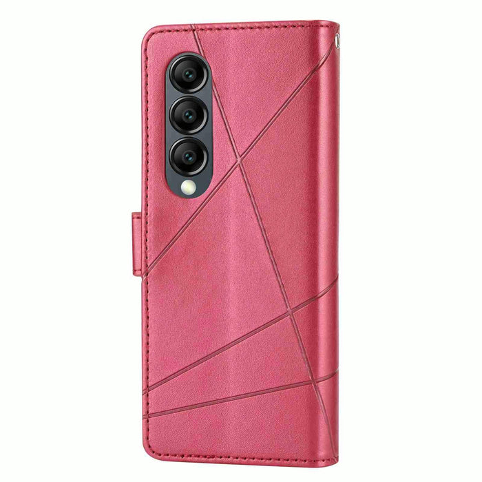 Samsung Galaxy z Fold 4 Embossed Pu Leather Phone Case
