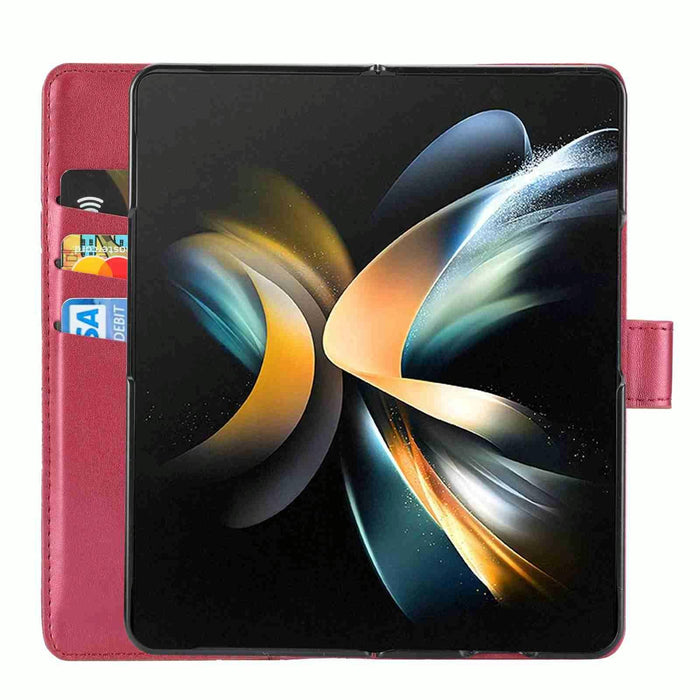 Samsung Galaxy z Fold 4 Embossed Pu Leather Phone Case