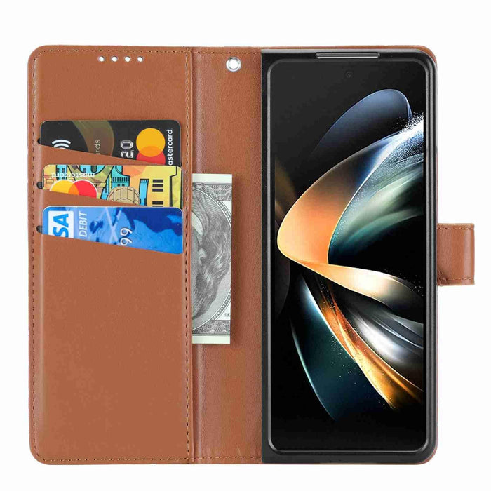 Samsung Galaxy z Fold 4 Embossed Pu Leather Phone Case