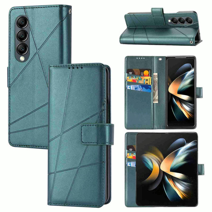 Samsung Galaxy z Fold 4 Embossed Pu Leather Phone Case