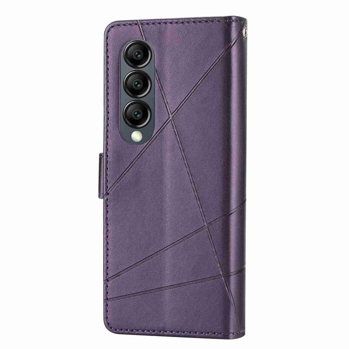 Samsung Galaxy z Fold 4 Embossed Pu Leather Phone Case