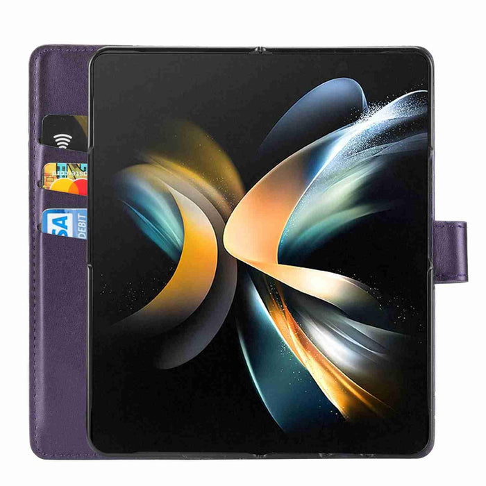 Samsung Galaxy z Fold 4 Embossed Pu Leather Phone Case