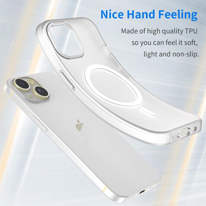 Magsafe Frosted Translucent Tpu Pc Full Coverage Phone Case