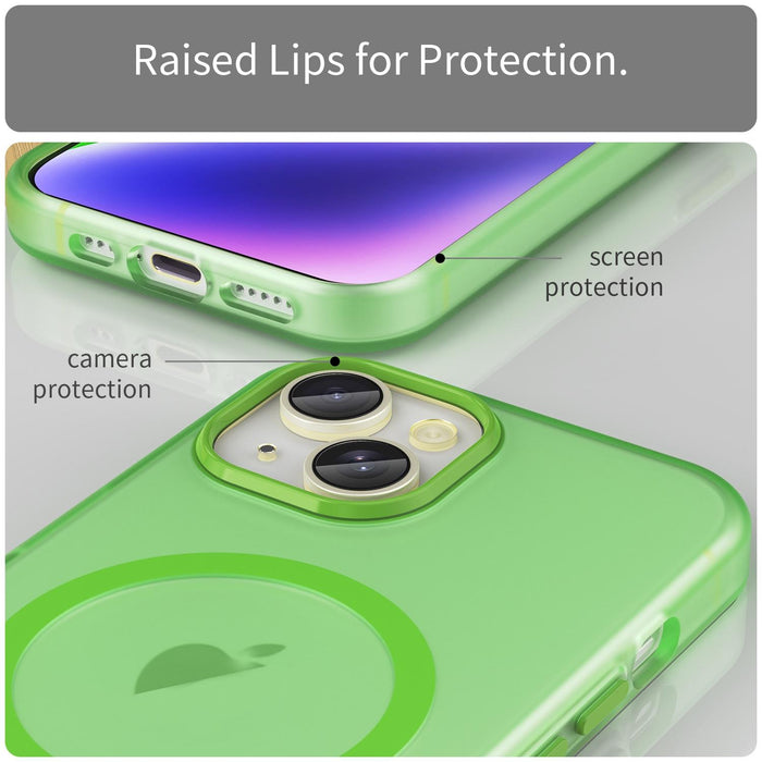 Magsafe Frosted Translucent Tpu Pc Full Coverage Phone Case