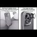 Invisible Lens Holder Pc Tpu Frosted Phone Case For Iphone