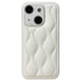 Fine Hole 8 Shaped Texture Eiderdown Airbag Phone Case