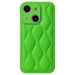 Fine Hole 8 Shaped Texture Eiderdown Airbag Phone Case