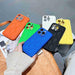 Fine Hole 8 Shaped Texture Eiderdown Airbag Phone Case