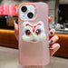 Year Lion Dance Plush Doll Phone Case For Iphone 15