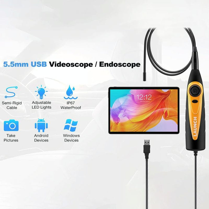 Launch Vsp-600 For X431 Pro3S + / V / V + / Pad-V Usb Hd Endoscope Car Repair Tool