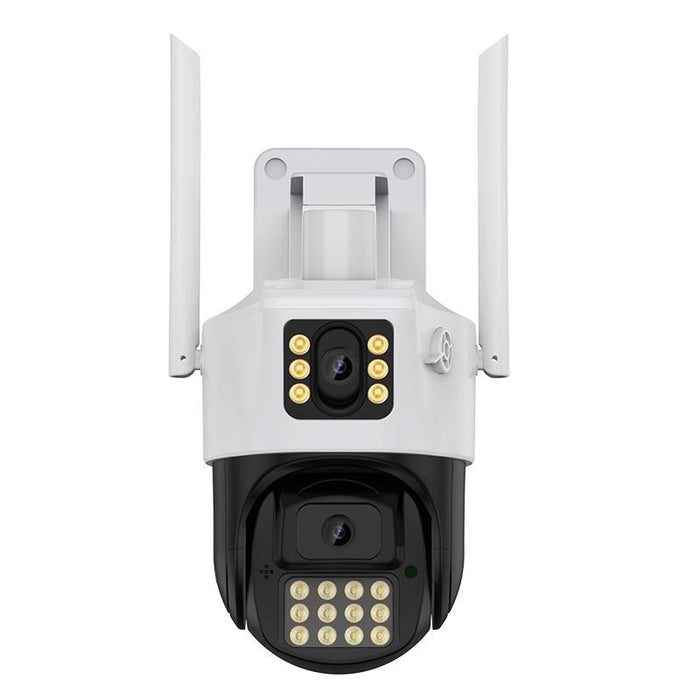 Motion Tracking Night Vision Smart Camera Supports Voice Intercom White