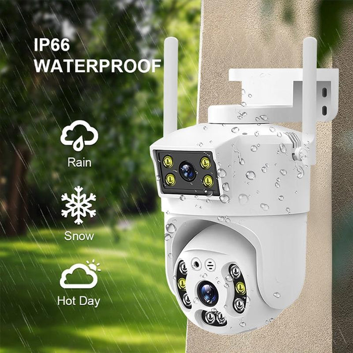 2Mp Outdoor Waterproof Wifi Dual Lens Surveillance Camera