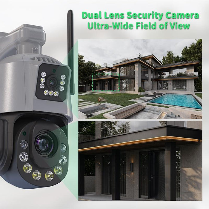 Dual Lens Smart Hd Dome Wifi Camera