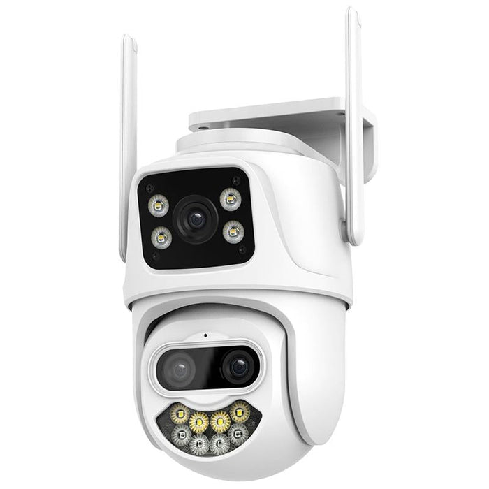 3Mp Wifi Triple Camera Supports Two-Way Voice Intercom & Infrared Night Vision