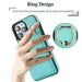 Ym007 Ring Holder Card Bag Skin Feel Phone Case For Iphone