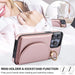 Ym007 Ring Holder Card Bag Skin Feel Phone Case For Iphone