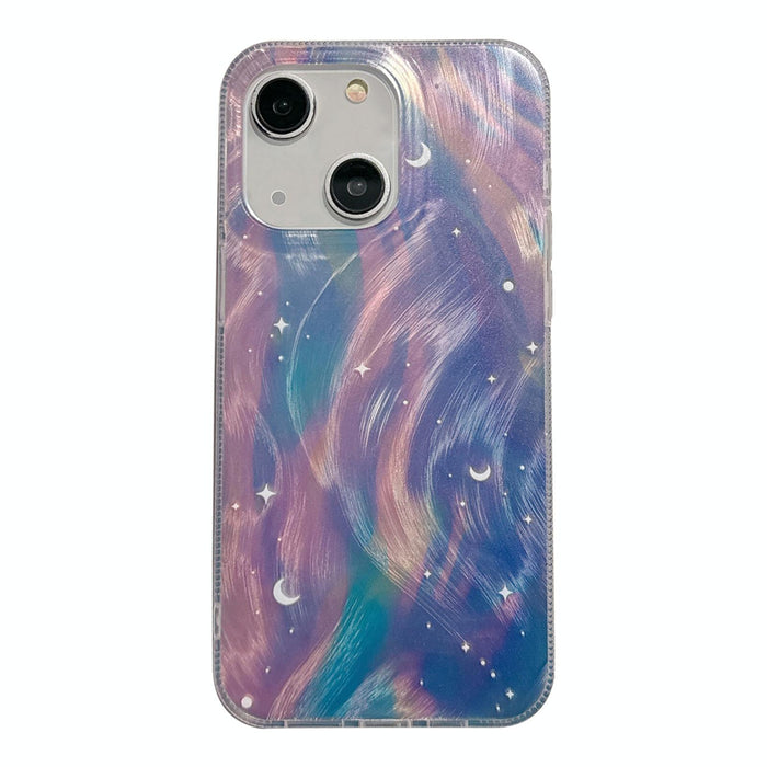 Iphone 15 Dual Layer Gradient Dream Starry Acrylic Hybrid