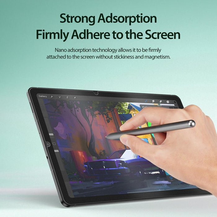 Naad Series Removable Paper-Like Screen Protector For Samsung Galaxy Tab S9 Fe+ / Tab S6 Lite / Tab S9 Fe