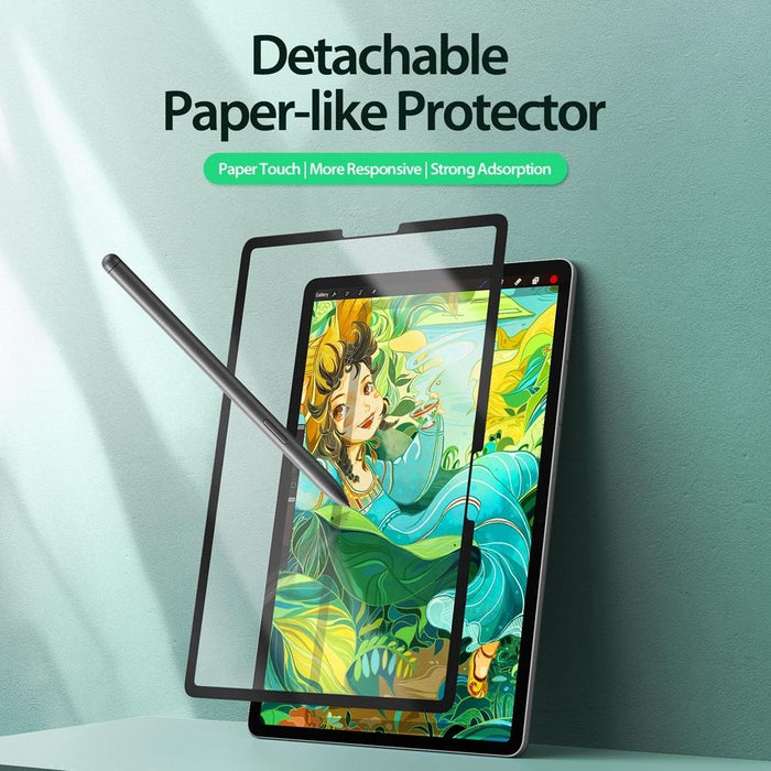 Naad Series Removable Paper-Like Screen Protector For Samsung Galaxy Tab S9 Fe+ / Tab S6 Lite / Tab S9 Fe