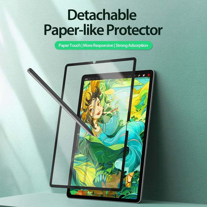 Naad Series Removable Paper-Like Screen Protector For Samsung Galaxy Tab S9 Fe+ / Tab S6 Lite / Tab S9 Fe