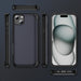 3 In 1 Flip Holder Phone Case For Iphone 15