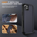 3 In 1 Flip Holder Phone Case For Iphone 15