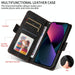 Embossed Rhombus Starry Leather Phone Case For Iphone 15