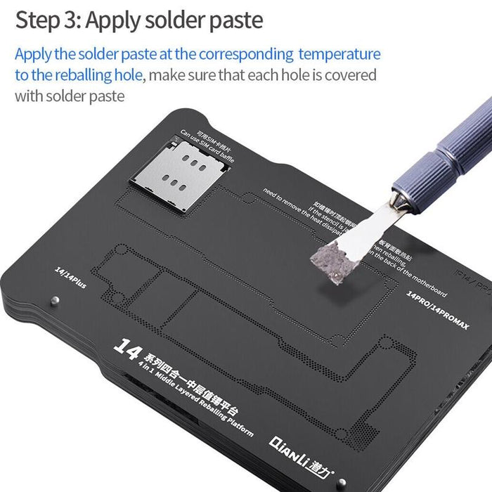 Qianli Magnetic Middle Layer Bga Reballing Platform