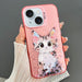 Dual Sided Imd Animal Graffiti Tpu Pc Phone Case For Iphone