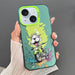 Dual Sided Imd Animal Graffiti Tpu Pc Phone Case For Iphone