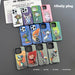 Dual Sided Imd Animal Graffiti Tpu Pc Phone Case For Iphone